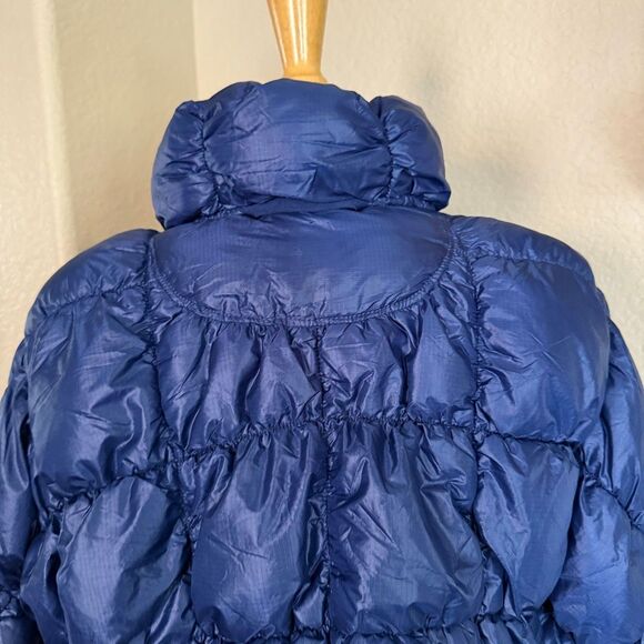 Free People Womens Scrunchy Glossy Pippa Packable Puffer Jacket Black Grape XS - Picture 8 of 16